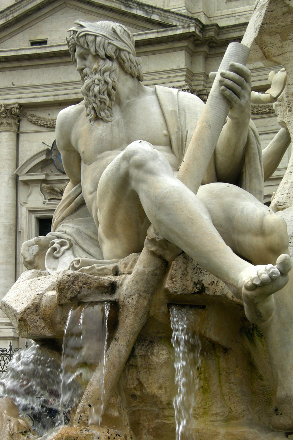Piazza venezia Fontana dei Fiumi