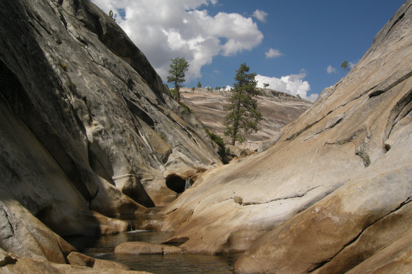Cascata Fiume Granito Trekking Yosemite California