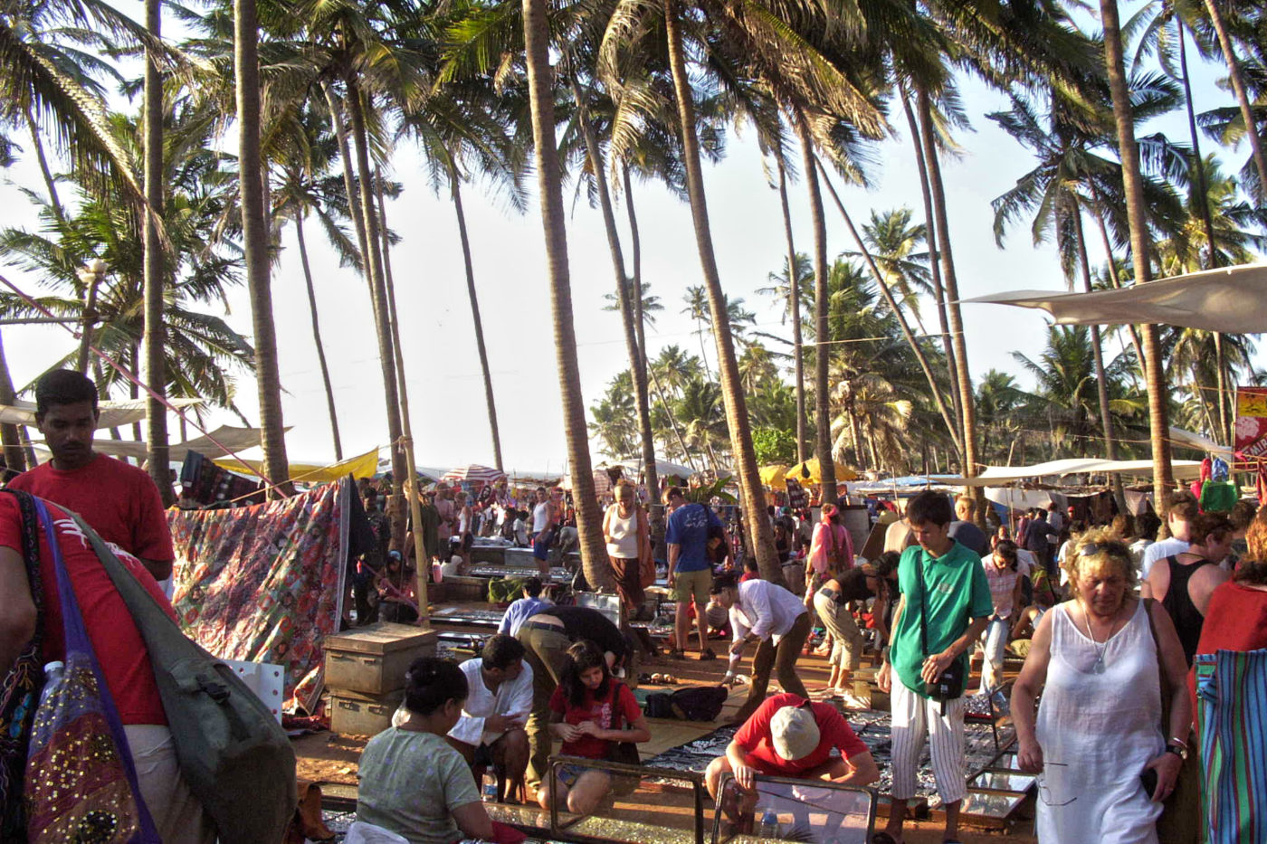 Mercato del mercoledì Goa India