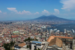 Vista su Napoli