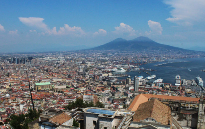 Vista su Napoli