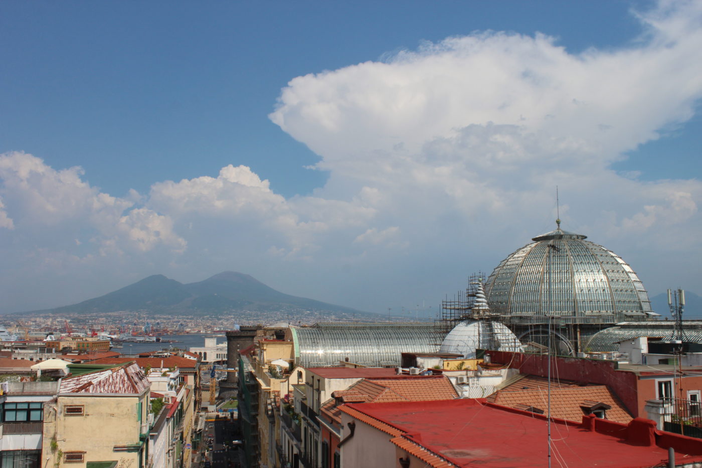 Vista di Napoli con Cupola Galleria Umbero I