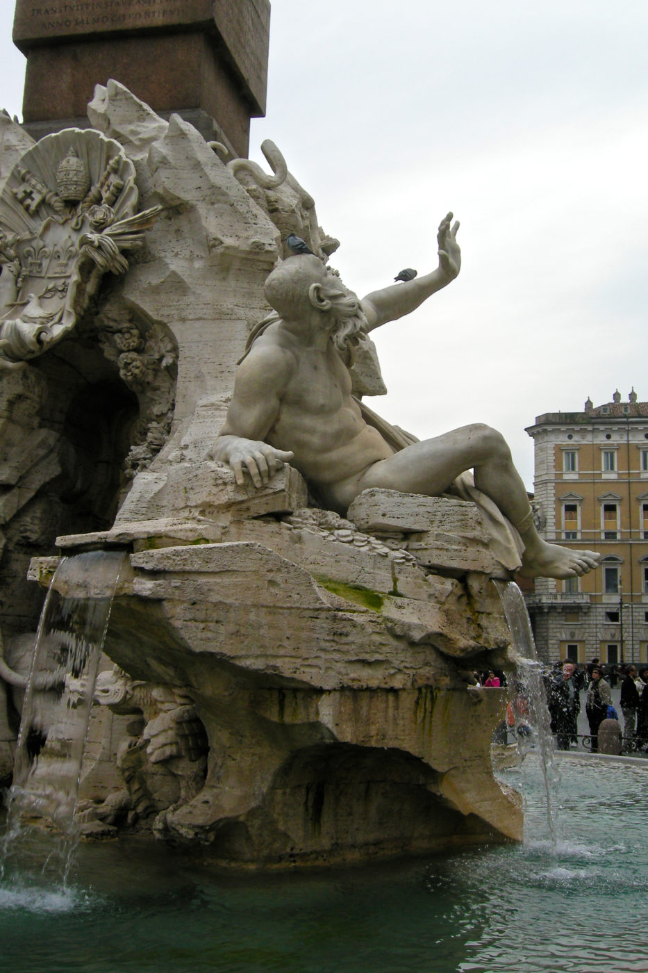 Piazza venezia Fontana dei Fiumi