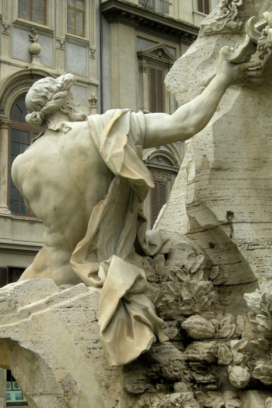 Piazza venezia Fontana dei Fiumi