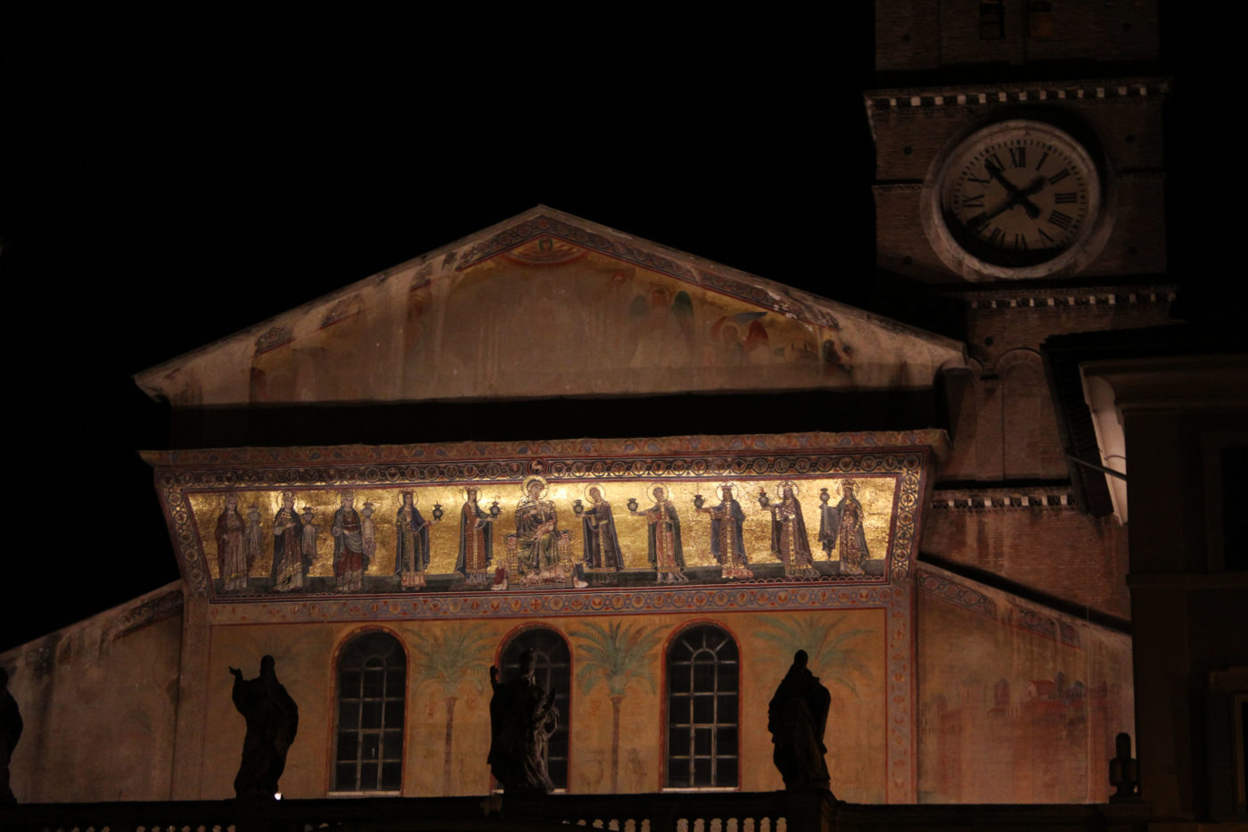 Roma di Notte Santa Maria in Trastevere