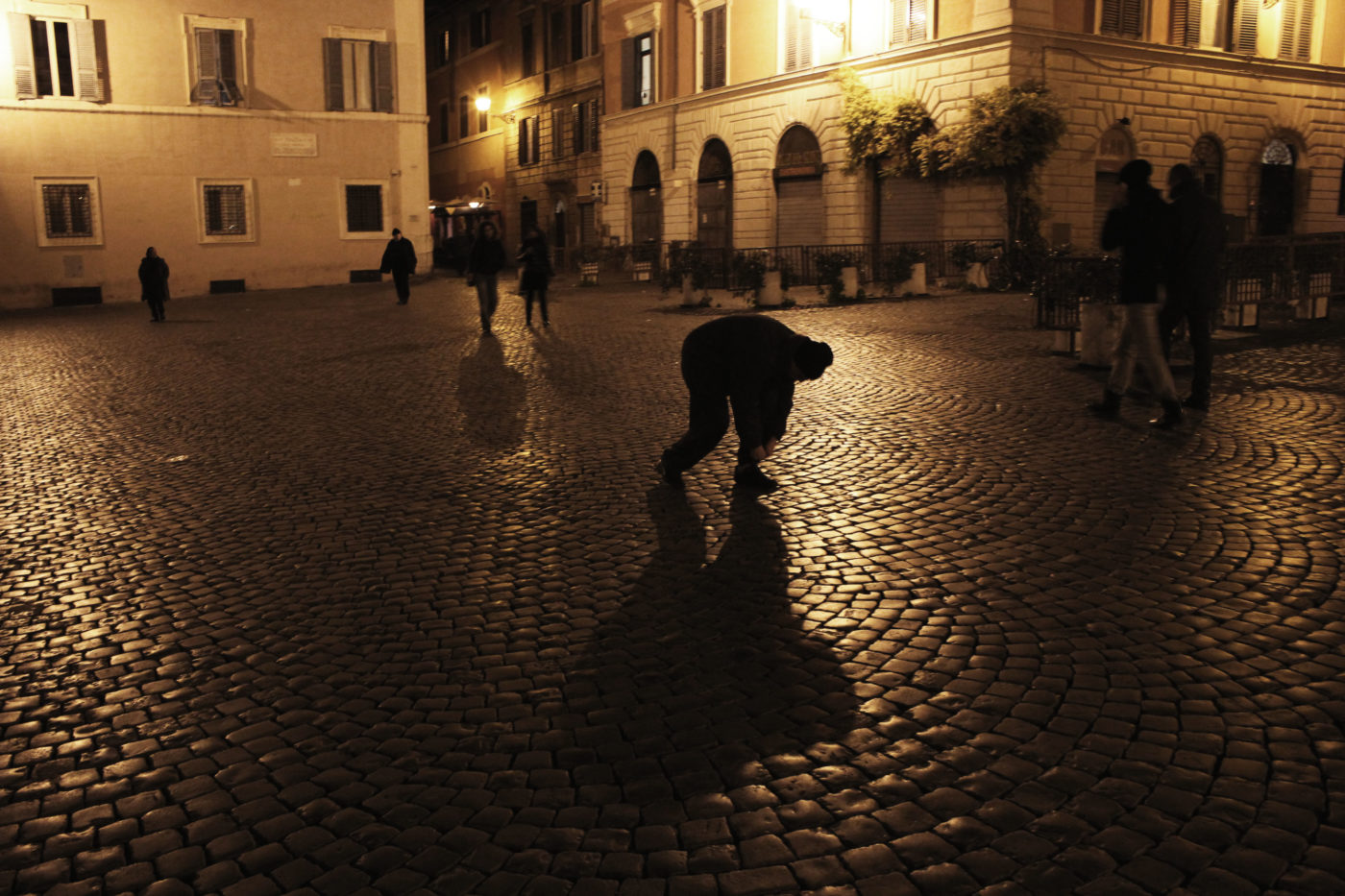 Roma di Notte Santa Maria in Trastevere