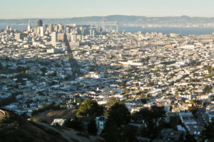 San Francisco vista da tween peaks