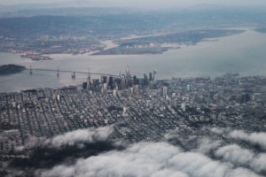 San Francisco vista dall'aereo