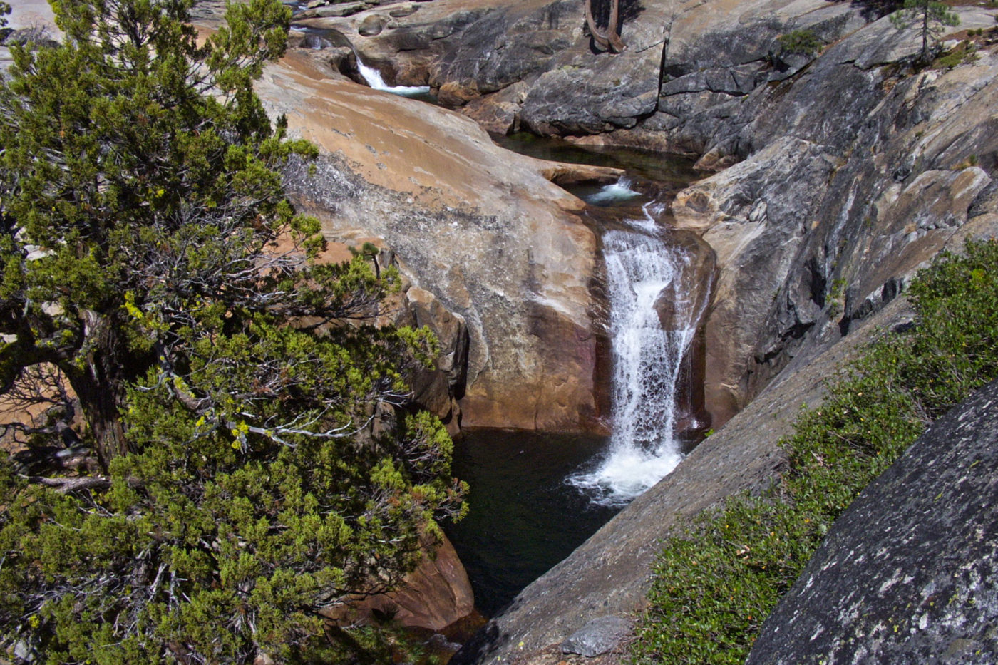 Cascata Fiume Granito Trekking Yosemite California