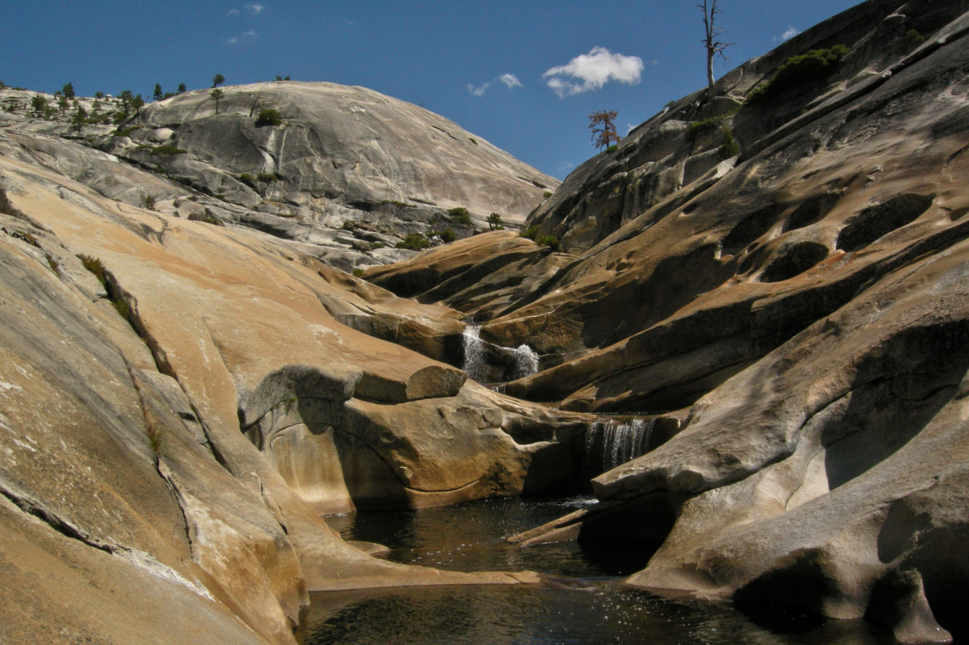 Cascata Fiume Granito Trekking Yosemite California